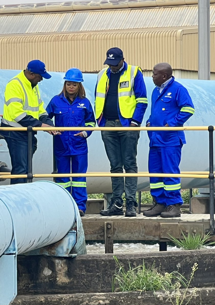 Rand_Water's tweet photo. [IN PICTURES] @DWS_RSA Deputy Minister Ms. Judith Tshabalala at Rand Water Zuikerbosch Pumping Station. 

#RandWater #RW120Years #FindingNewWays [NS] https://t.co/oz7LpZPbLi