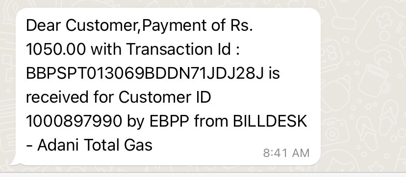 AMIT_2579's tweet photo. @gautam_adani @adanigas @Adani_Gas can you pls expedite the process and install.
It’s been 3 months and still waiting for the connection. https://t.co/NZ5489Qe1w