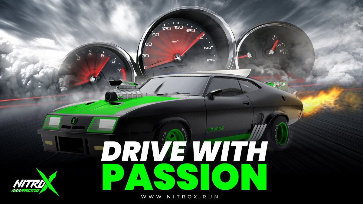 Full speed takes you to the top rank🔥

Nitrox offers different vehicle categories that bring different feelings of joy &amp; thrill to racers🤩

Be fast to be first🥇

#PlayToEarn #Metaverse #NFTcars #web3gaming #blockchaingames #Nitrox #VR