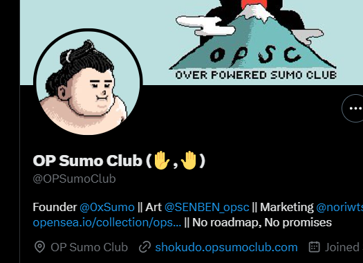 majisonchan's tweet photo. 😱COLLAB NEWS
Proud to announce a collab with @OPSumoClub
This is a community headed by @0xSumo, engineer for tons of Japanese #NFT projects, including Neo Tokyo Punks, Big Hat Monkey projects & more
Some #OPSumo holders will get on the #MAJISON AL
Thanks 0xSumo!
#NFTcommunity https://t.co/685vo1Fl1L