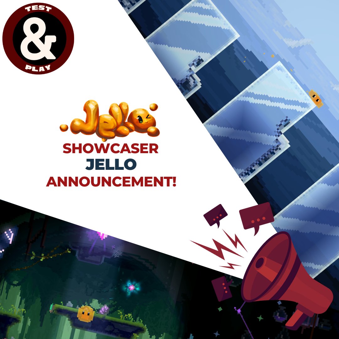 Test &amp; Play Showcaser:
<a href="/FroggyFrogGames/">Froggy Frog Games</a> 

Jello is a physics-based platformer redefining movement mechanics. Jump, slap, slide, swim and roll using your controller or mouse in an unconventional, tactile way 🦘