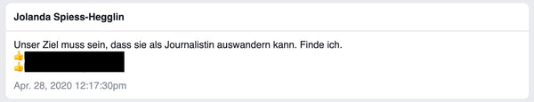 <a href="/mbinswanger/">Michèle Binswanger</a> Sie widerspricht mit ihrem Handeln allem was sie predigt. Schade.