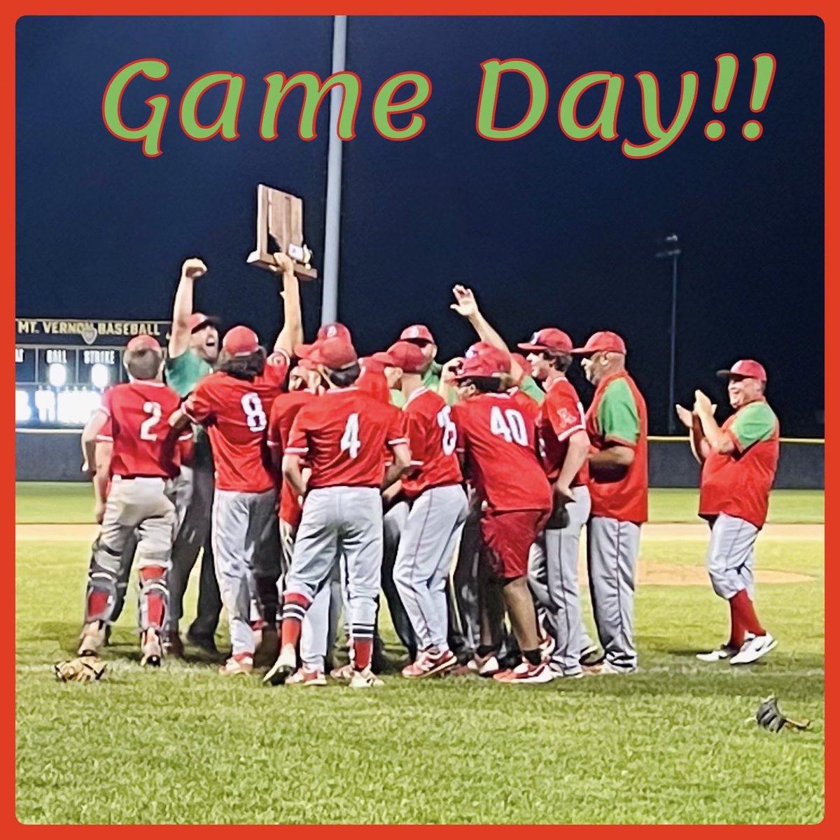 Senior Night game time 5:30 … Jv also in action as they host Marion .