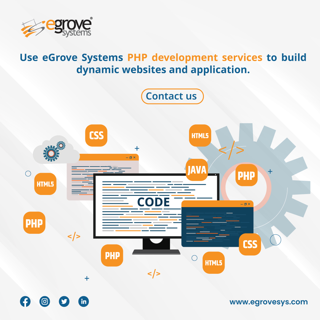egrovecorp's tweet image. eGrove Systems PHP Development Services

zurl.co/Itix 

#phpdevelopment #php #phpsolution #webapplication #business #webdevelopment #egrovesystems