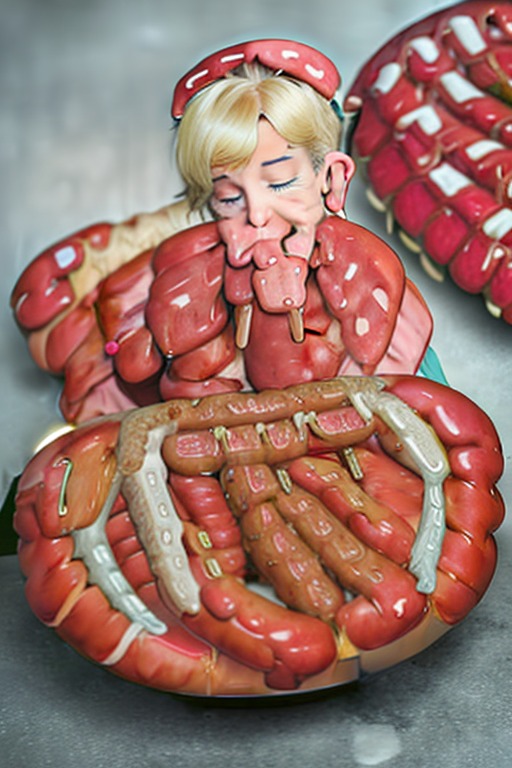 edieskyeauthor's tweet photo. So I tried to generate Bexley eating a sausage and uh ... mistakes were made. π€£ #AIArt #Goofery #SinkIn https://t.co/id0gfA4MqT