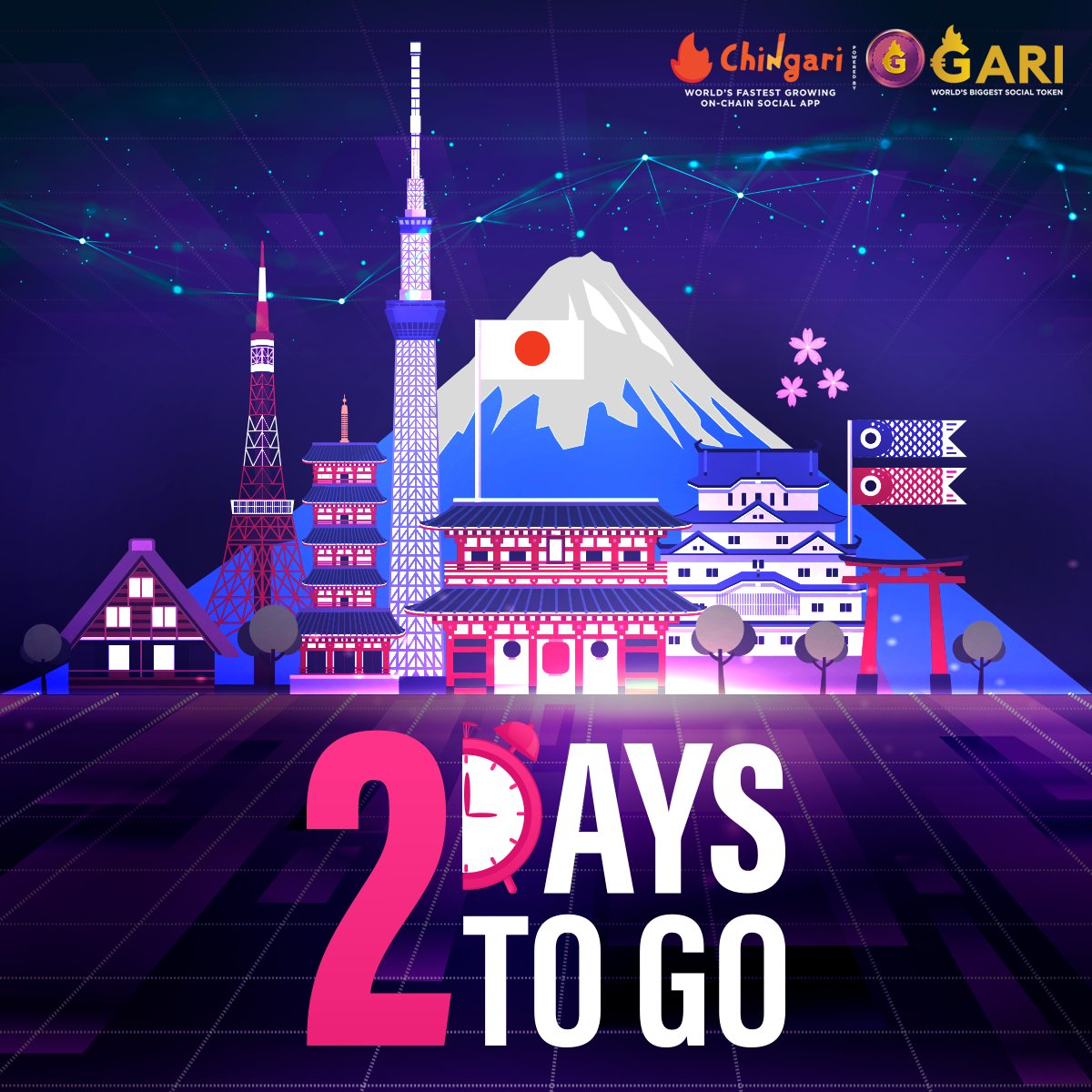 Teamz Web3 Summit is blazing towards you at rapid speeds ! Be part of this incredible journey. Just 2 days to go !! 

@teamz_inc #web3 #web3summit #tokyo #chingari