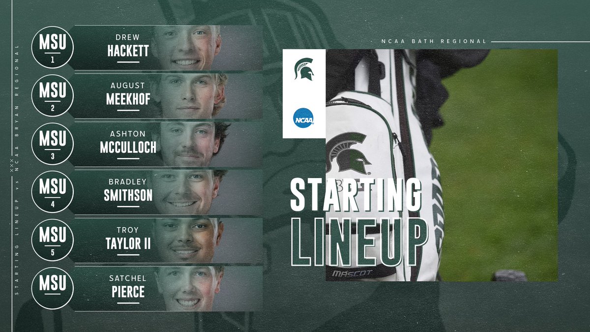 We're home!  And we tee off at 9:25 a.m. off the 10th tee in the NCAA Bath Regional at Eagle Eye.  Come on out!

#GoGreen