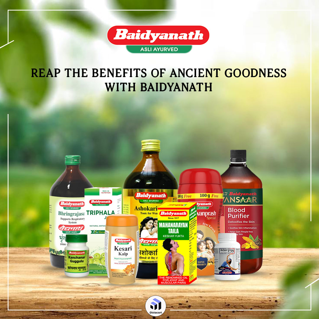 Discover the ancient wisdom of Ayurveda with Baidyanath! Explore their incredible range of products on Distacart 👉 bit.ly/3Bs4LdW

#distacart #Baidyanath #Baidyanathproducts #IndianAyurveda #ayurveda #indianayurvedicbrands #indianproducts #ayurvedicproducts #ayurveda