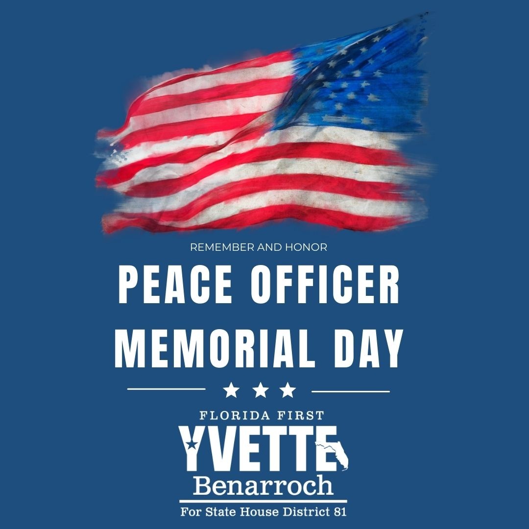 Yvette4FL's tweet photo. Today, on Peace Officer Memorial Day, we honor the brave men and women who risk their lives to keep us safe. Please take some time today and remember the fallen officers of Collier County. Visit this link to view and remember their names, https://t.co/mFKg8Hq8hD https://t.co/cqEx0zSld0
