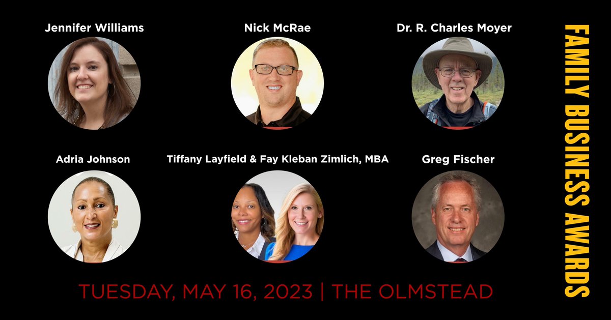 UofLBiz's tweet photo. We are excited to celebrate the 2023 Family Business and Excellence Award Winners on Tuesday, May 16th, at The Olmstead in Louisville.
https://t.co/MqcTYkLvhD
UofL Family Business Center #UofL #GoCards #FamilyBusiness #ShareLouisville #HowWeLou https://t.co/wkis2489f1