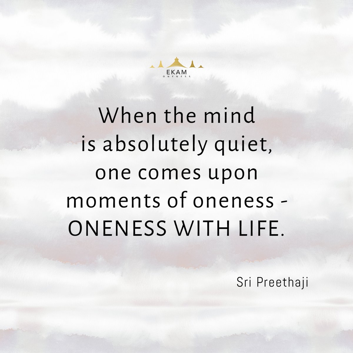 #QuietMind #OnenessWithLife #InnerSerenity #EmbracingExistence #HarmonyWithin #Mindfulness #PeacefulReflections #E2Live #ExperienceEnlightenment #SriPreethaji #pkconsciousness #ekam #oneness #ekamoneness