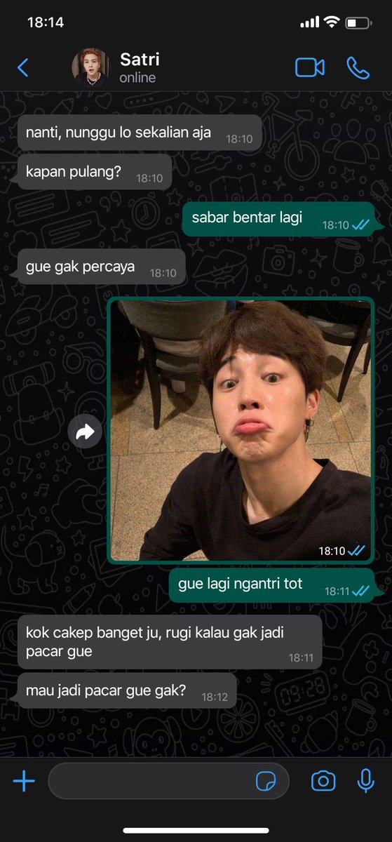 chamouraz's tweet photo. Yoonmin lokal twotweet au. 

seleranya Juan tuh yang kek barudak Bandung. https://t.co/AOza4EY84N