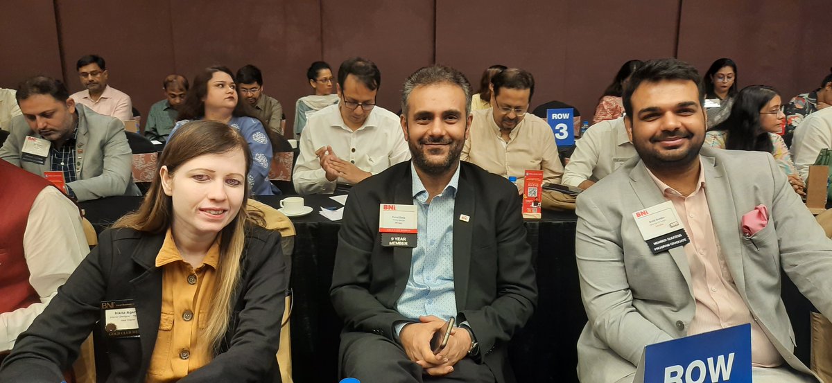 Highlights for the BNI IDEAL Meeting held on 11 May 2023 at Ojas Banquet, this week.

𝐅𝐢𝐠𝐮𝐫𝐞𝐬 𝐟𝐨𝐫 𝐭𝐡𝐞 𝐰𝐞𝐞𝐤
121’s - 228
Visitors - 5
Referrals - 162
TYFB - 0.79Cr