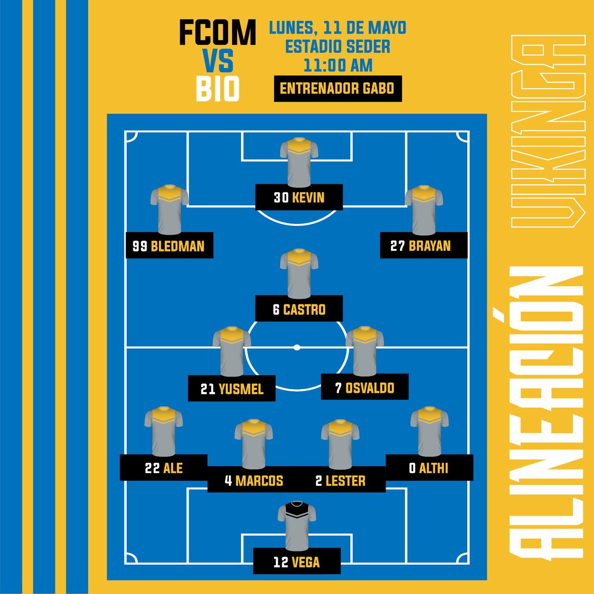 La Feconeta 💙⚽ (@futbolfcom) on Twitter photo Nos vemos a las 11 <a href="/fcomUH/">Fac. Comunicación UH</a>, un paso más y cumplimos nuestro cometido...
💙🤍 Nos vemos a las 11 <a href="/fcomUH/">Fac. Comunicación UH</a>, un paso más y cumplimos nuestro cometido...
💙🤍