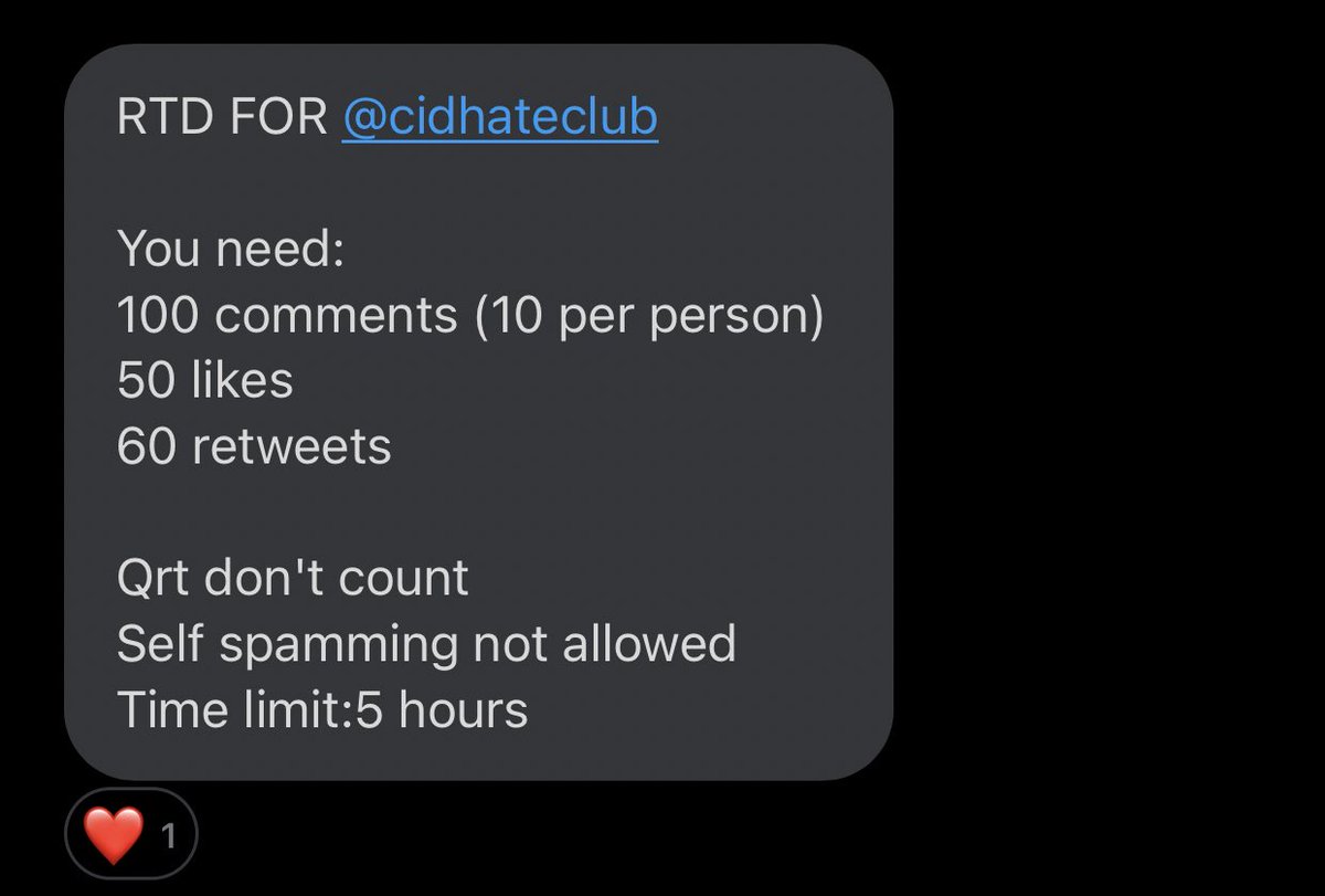 GOT AN RTD FROM <a href="/sunlight_bond/">Evie (sponsors open)</a> HELP🤞🏽

50 Like
60 Retweets
100 Comments 

I have 5 hours omg