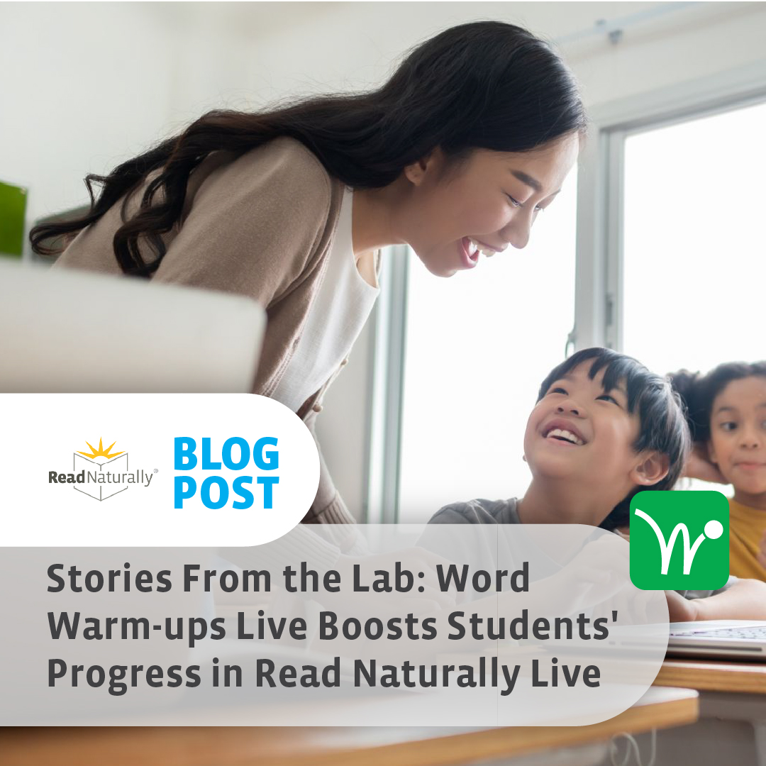 ReadNaturally's tweet photo. Check out our latest blog at https://t.co/39fJoWosKQ to learn more about how Word Warm-ups Live works in conjunction with Read Naturally Live.

#ReadNaturally #WordWarmUps #Phonics #ScienceOfReading https://t.co/EfWzANSK1N