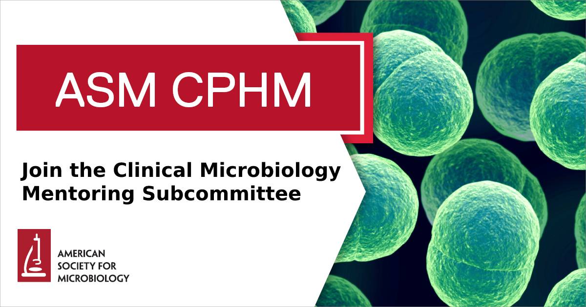 ASMicrobiology's tweet image. Join CMMS, the Clinical Microbiology Mentoring Subcommittee! Contribute to the growth of junior microbiologists and gain valuable resources for career advancement. Don’t wait—apply TODAY, May 15: asm.social/1cZ 

#ASMClinMicro #ClinicalMicrobiology