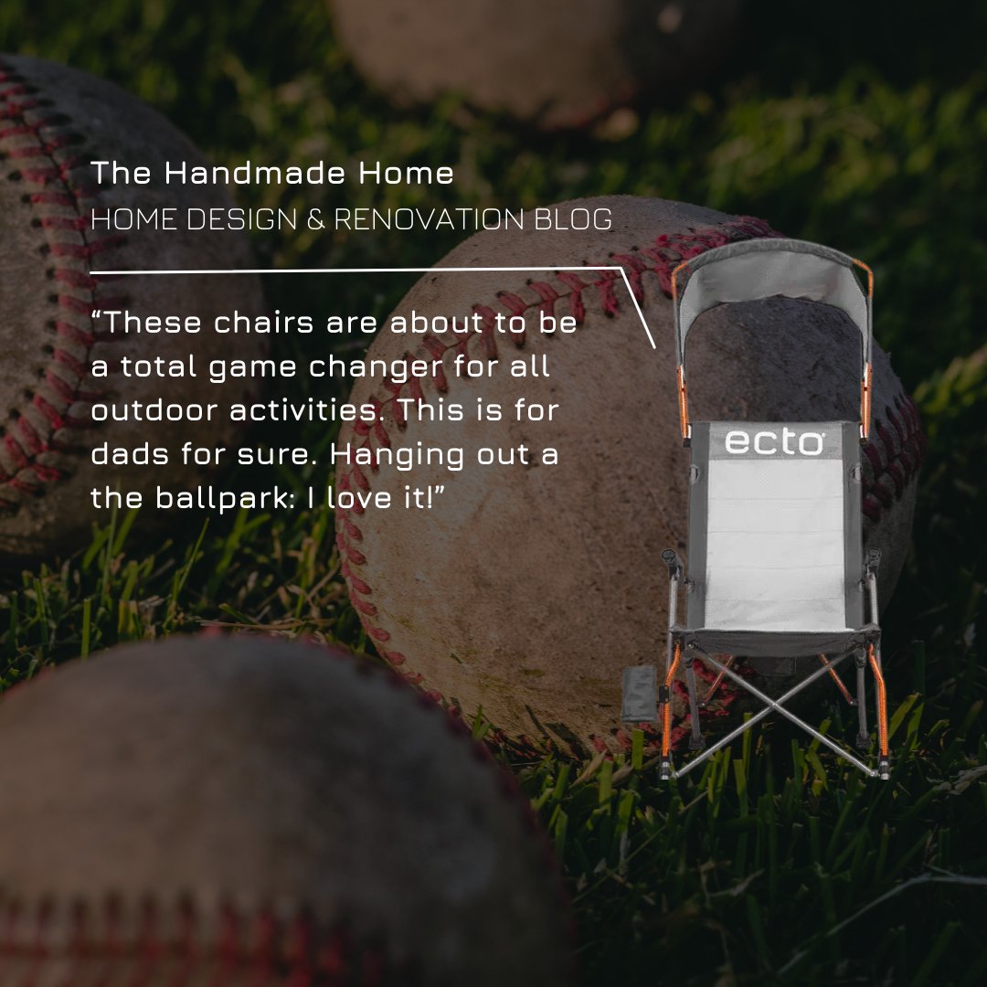 EctoLifestyle's tweet image. Our community members are excited to use the ecto Cooling Chair at the ball field – just like our friends over at The Handmade Home! 🏠🙌

If you&apos;re a baseball parent or fanatic, comment &quot;⚾️&quot; down below!

#Ecto #Camping #CampingChair #Outdoors #Nature #Travel #Explore #Baseball