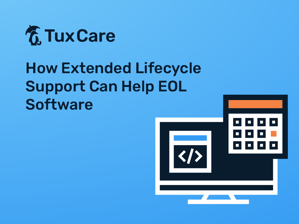 TuxCare_'s tweet photo. Did you know that end-of-life #software can pose security risks? But don't worry; there's a solution! This blog will explore how #ExtendedLifecycleSupport by #TuxCare can benefit your organization.
Learn More: https://t.co/o0WRcV8GSB
#Cybersecurity #Linux #OpenSource https://t.co/1fmUXjb1EI