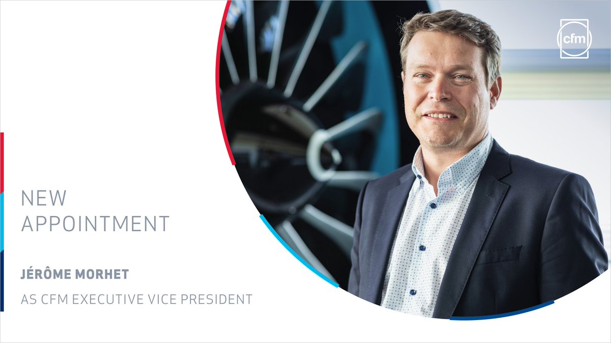 JM_entertainmen's tweet photo. CFM_engines: [Appointment] CFM International has appointed Jérôme Morhet as Executive Vice President, replacing Florence Minisclou, who was recently named Executive Vice President, Commercial Engines Division, Safran Aircraft Engines. Welcome on board ! … https://t.co/KNmkcH8Zcw