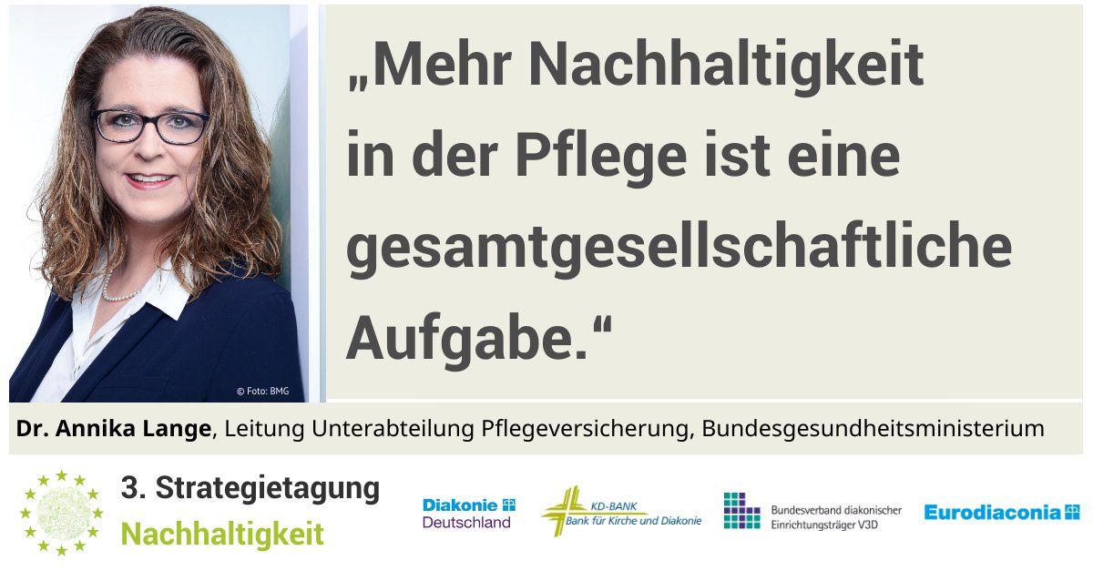 Viel Zustimmung gab es bei unserer Strategietagung Nachhaltigkeit für diese These...
Besten Dank an Dr. Annika Lange, Leitung Unterabteilung Pflegeversicherung, <a href="/BMG_Bund/">Bundesgesundheitsministerium</a> #stnachhaltigkeit