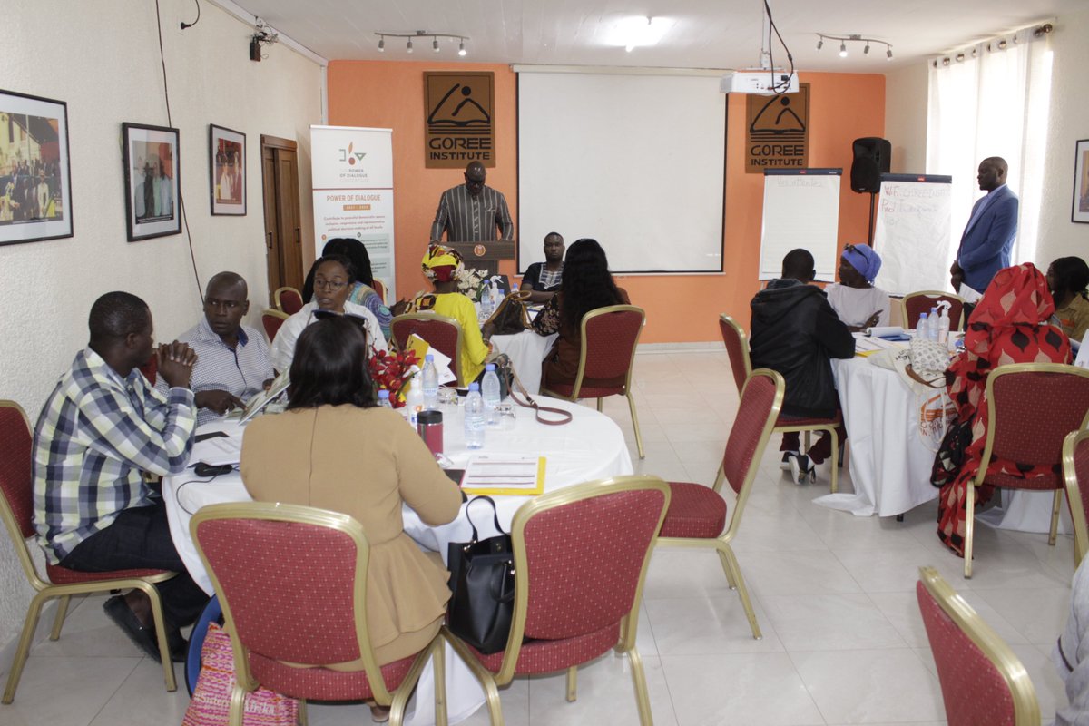 GoreeInstitute's tweet image. #GorinSavethechildren Nous débutons, ce lundi, un atelier national de formation sur le monitoring et l’analyse de l’espace civique. Pendant trois jours, nous travaillerons avec des acteurs d’organisations de protection des droits des enfants basées au Sénégal ⬇️