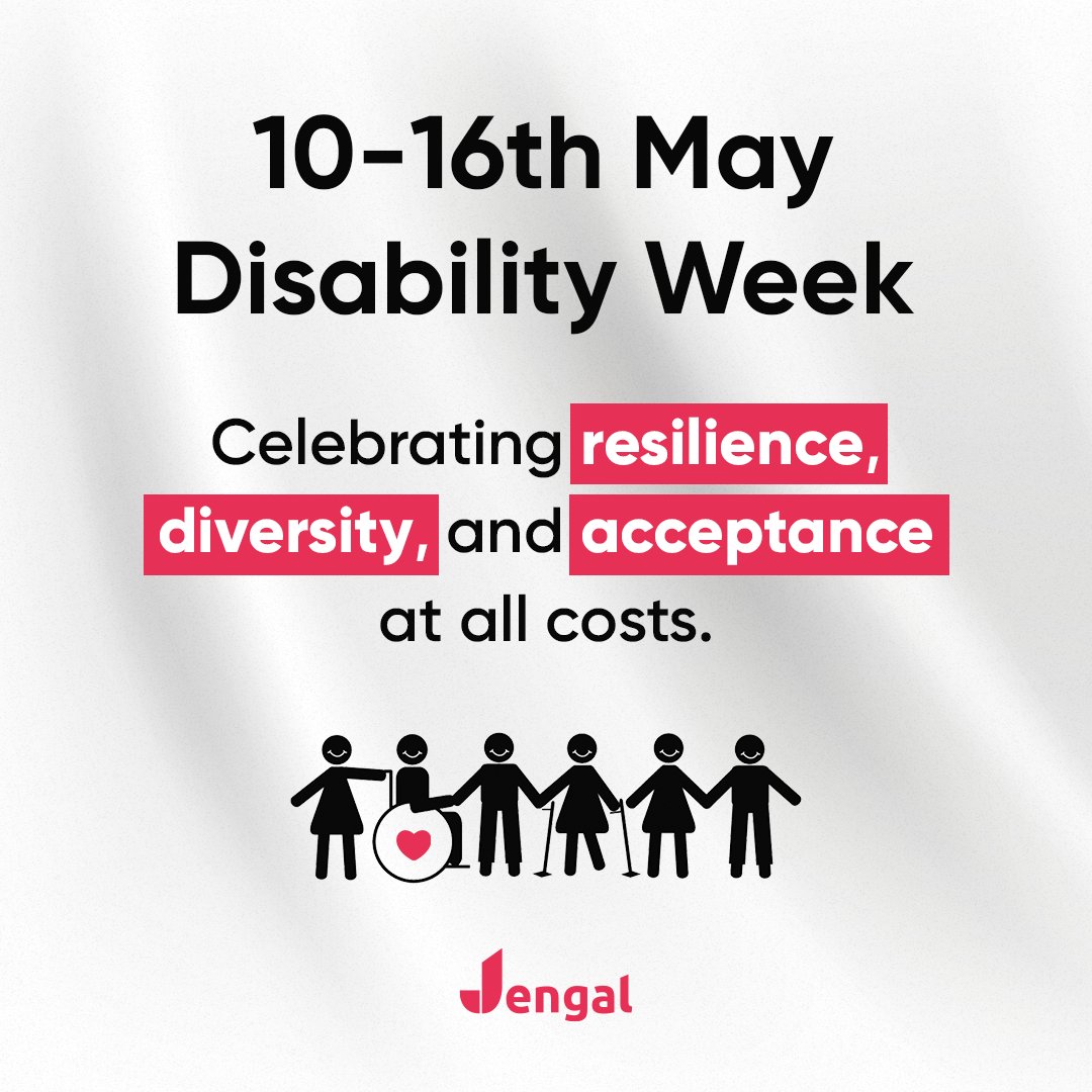 jengalcom's tweet photo. Celebrating the Abilities within Disability! ✨
During Disability Week, we recognize and celebrate the strength, resilience, and limitless potential of individuals with disabilities.
Let's create a world where everyone can thrive and shine. 💫🤩
#disabilityweek #unleashpotential https://t.co/VOUE4izZQC