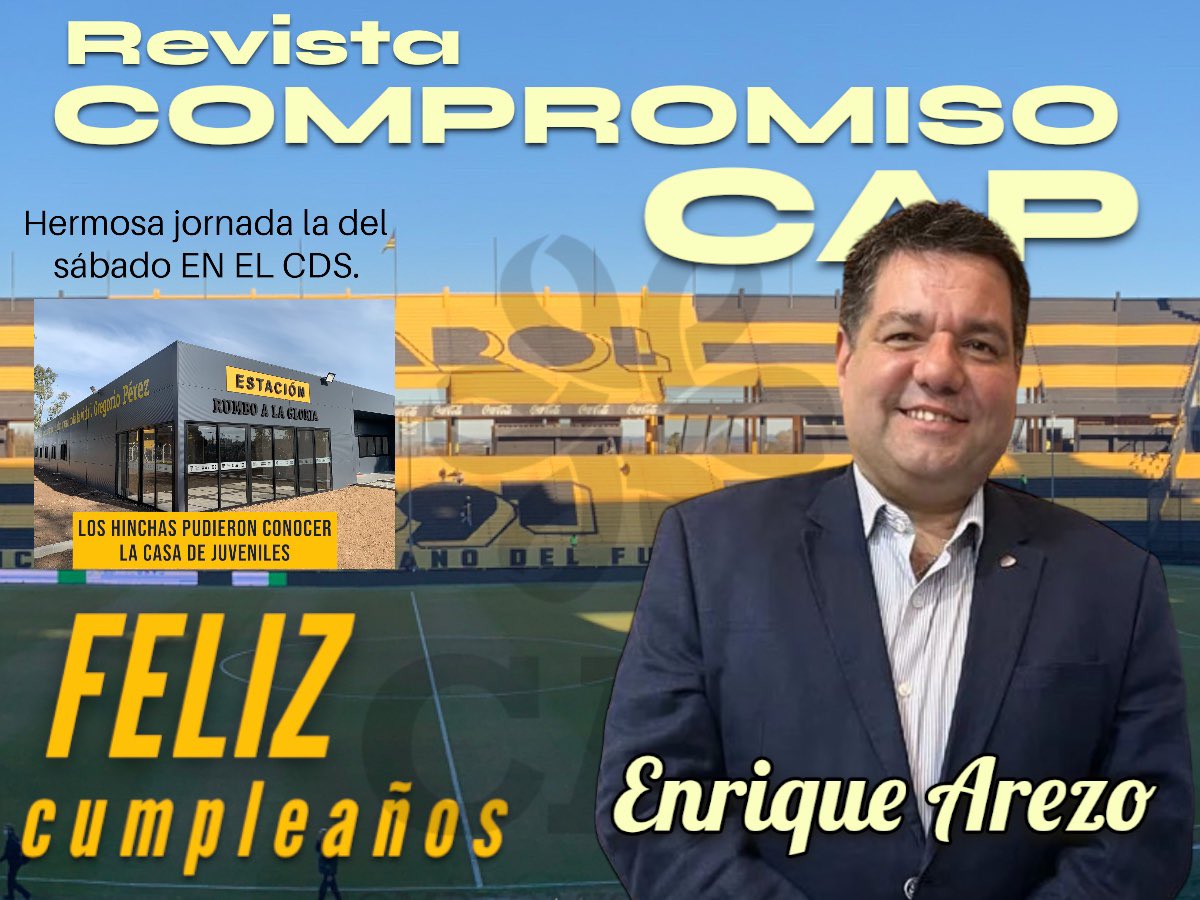 CompromisoCAP's tweet photo. Le deseamos un feliz cumpleaños a nuestro compañero @QuiqueArezo
#CapTeSaluda https://t.co/bhMhVzgOzp