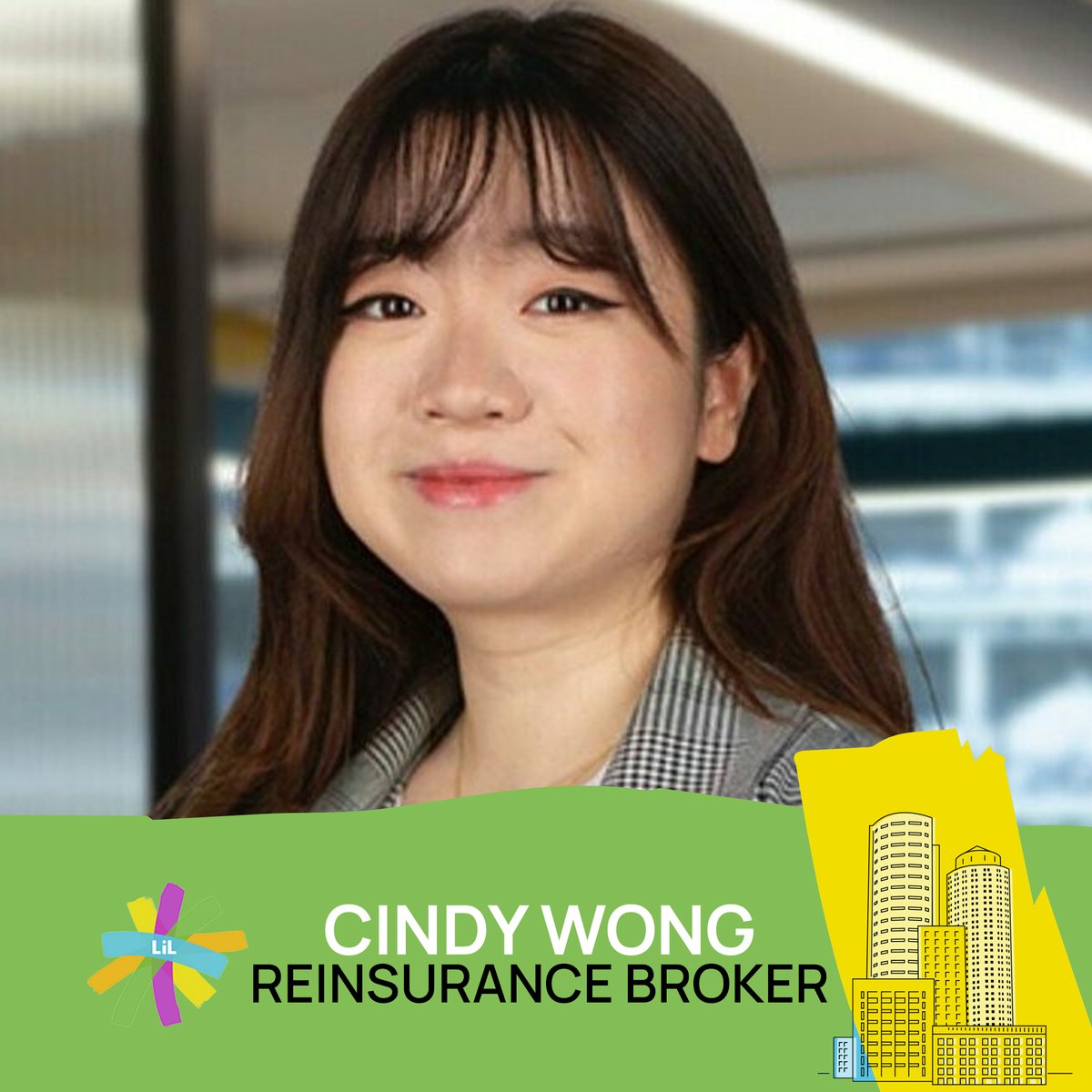 Cindy Wong is telling us about her role a reinsurance broker. Cindy mainly focuses on property risks.

“The best thing about property is that they are things you can relate to – theme parks, hotels., office buildings."

For more about Cindy’s role, head over to our website.