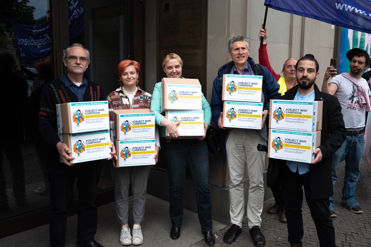's tweet image. 15. Mai 2023, Übergabe der fast 50.000 Unterschriften der #ObjectWarCampaign an die Europäische Kommission in Berlin übergeben.