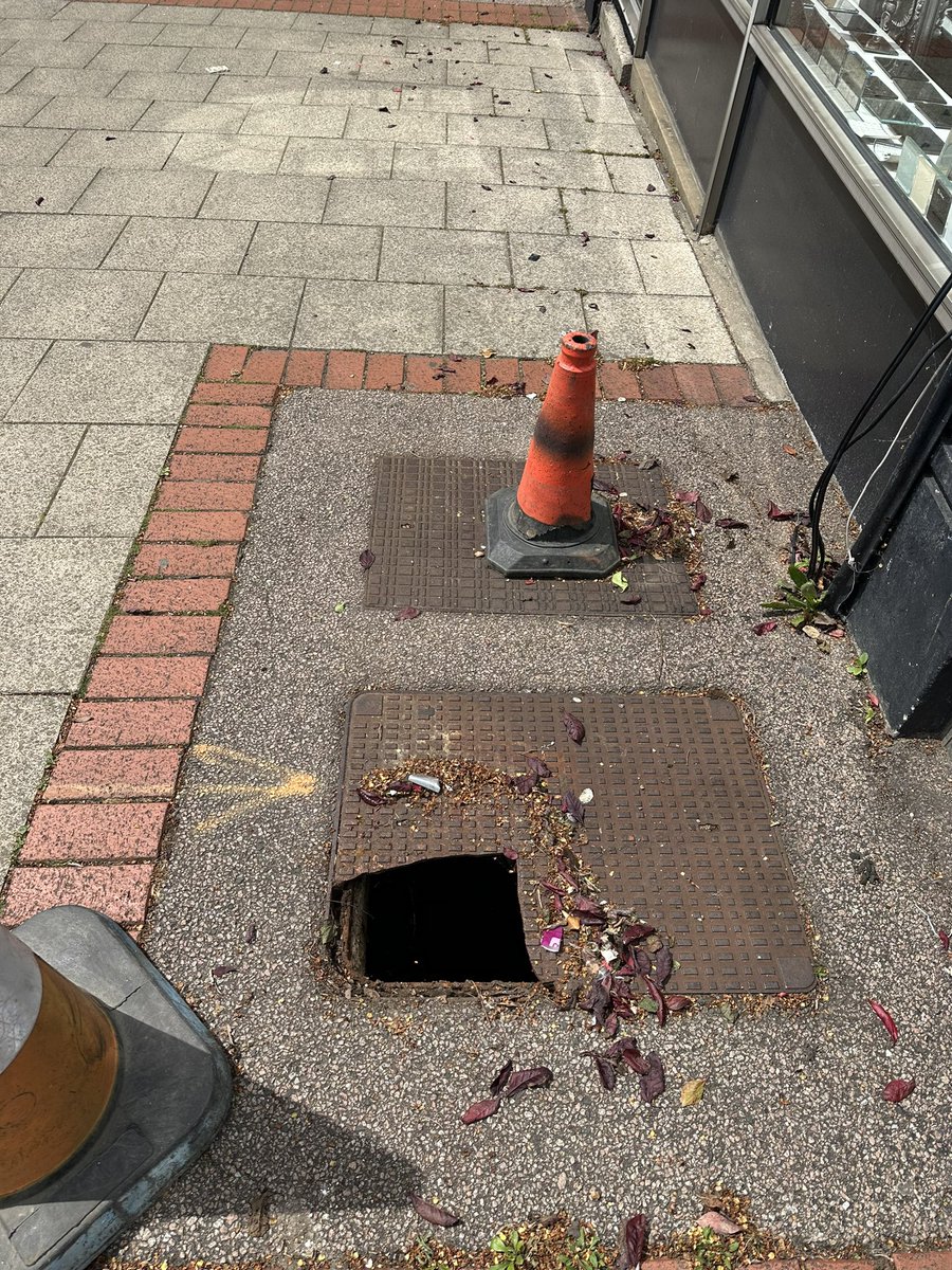 Sam_Saunders's tweet photo. Imagine someone falling on this? @SuttonCouncil stop wasting tens of millions of pounds on white elephant projects like the St.Nicholas Centre, and start getting the basics right!

#LBS Little Budget for Safety https://t.co/tuKEzuBJmh