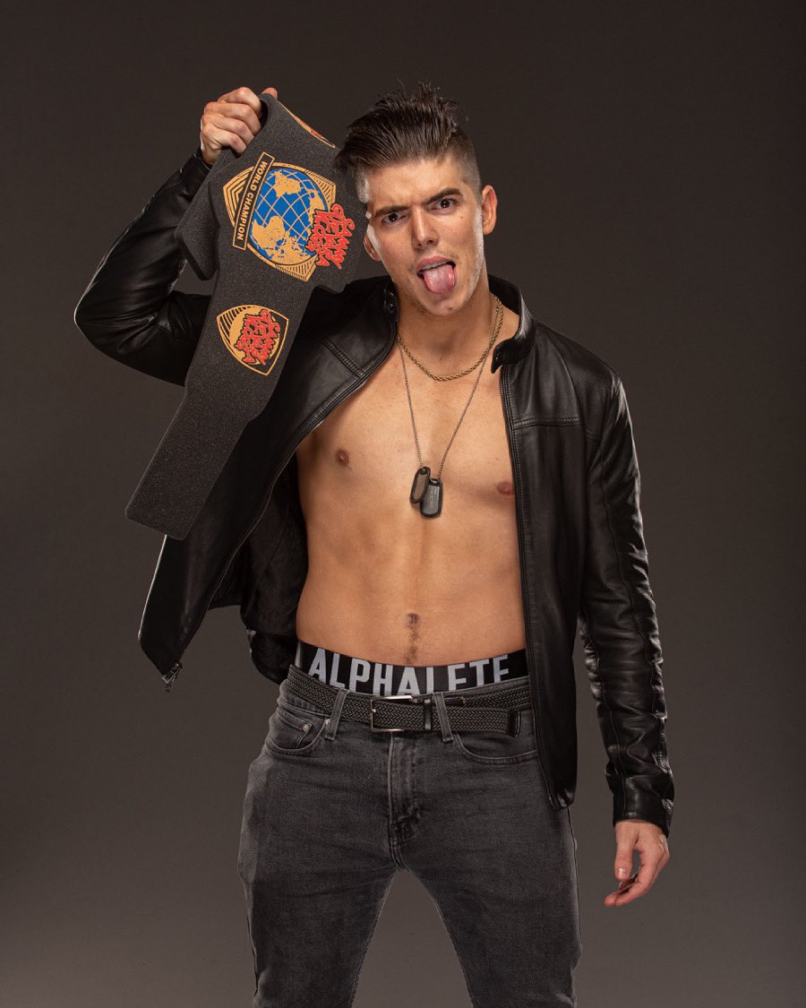 BorderlinePanda's tweet photo. Post a picture of your pet and who they are named after….

My Sammy G Pup named after the best ever &amp; soon to be AEW champion @sammyguevara 🐼💜 #PandaFam4Life https://t.co/AxAQ5ikaa7