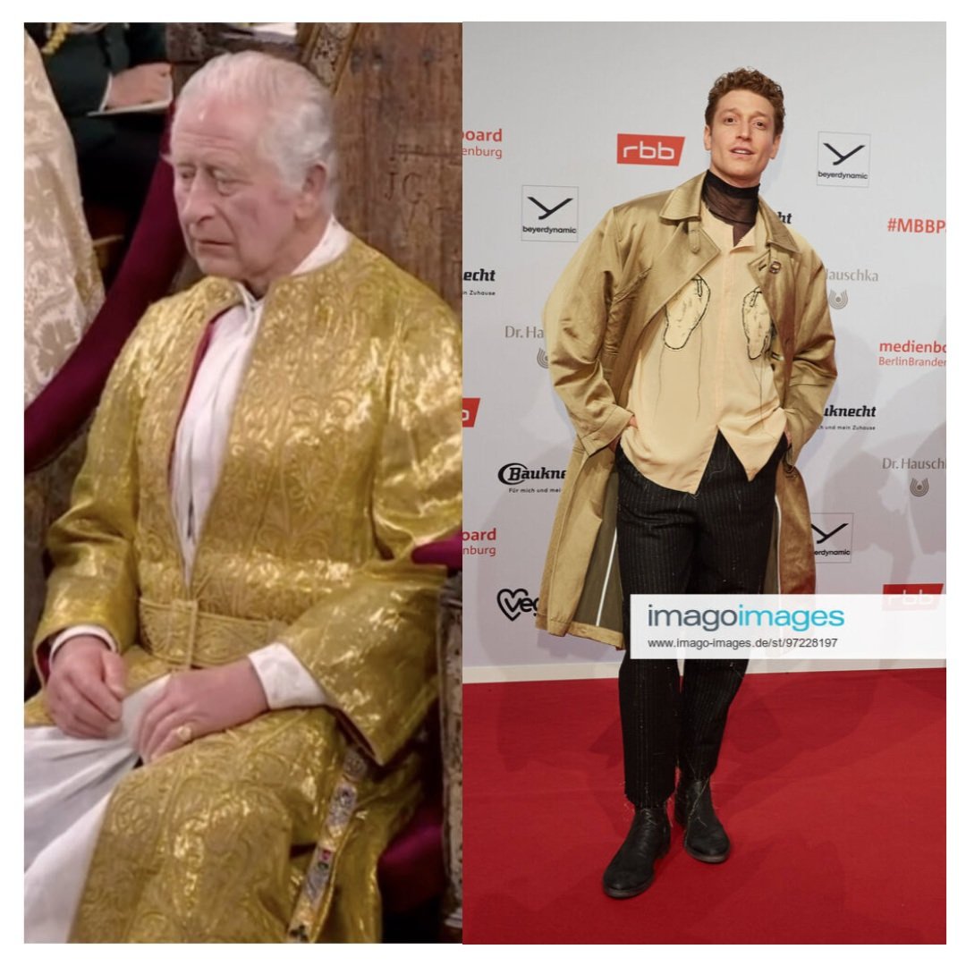 MrsManchester02's tweet photo. "Late to the party... but who wore it better?😇"
#TheCrown #JamesHewitt #DanielDonskoy #Coronation https://t.co/ESkGFMmhV9