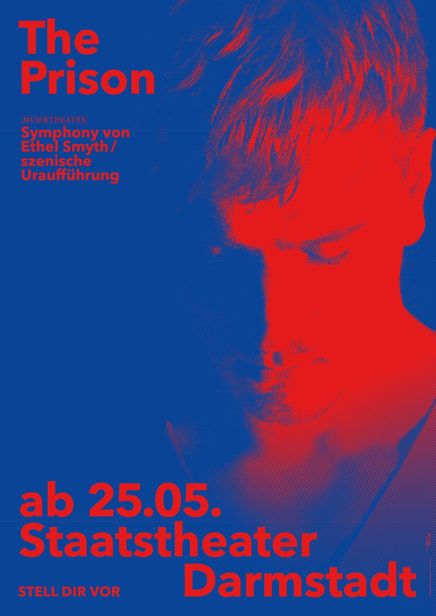 In einer Zelle sitzt ein namenloser Gefangener und wartet auf die Hinrichtung. Seine ausweglose Situation reflektiert er in einem Zwiegespräch mit seiner Seele...
➡ #EthelSmyth: #ThePrison / szenische #Uraufführung
➡ Premiere am 25. Mai / #Tickets:  bit.ly/prison_stada