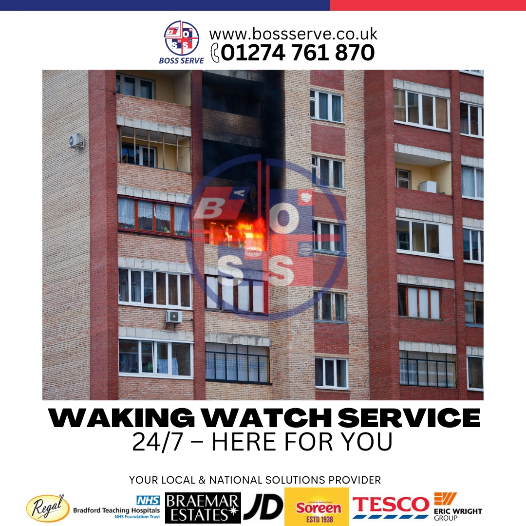 Our #WakingWatch Service will #protect your business such as accommodation, high-rise buildings, and blocks of flats while you're away. Our team of professionals will check in on the property at regular intervals, ensuring that everything is in order.

✅ bossserve.co.uk/waking-watch-s…