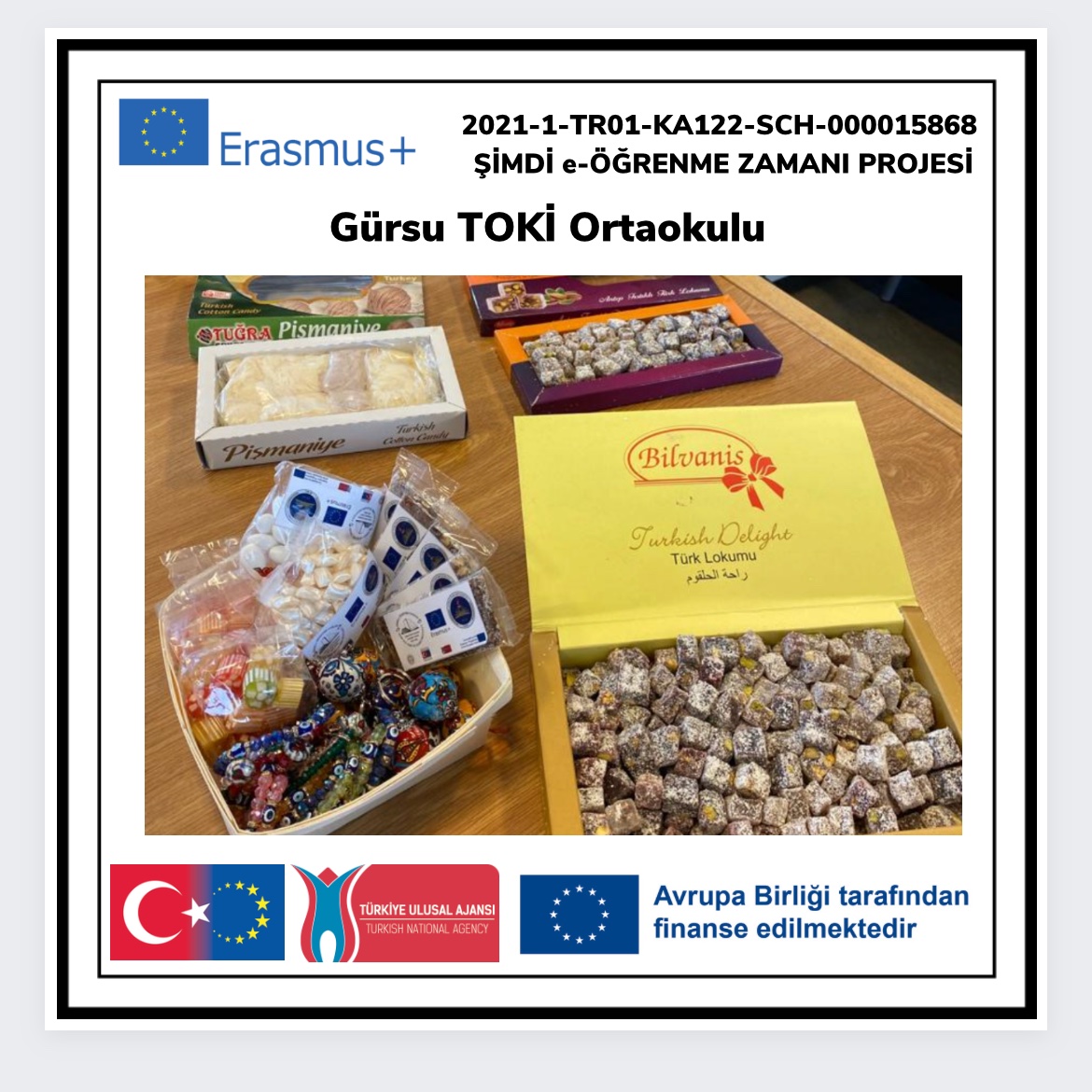 LearnDigitally_'s tweet photo. Şimdi e-Öğrenme Zamanı Erasmus+ projemizin İzlanda İşbaşı Gözlem okulunda görev yapan öğretmenlere ikramlarımız..
Bizi güzel hatırlamaları, yüreklerde güzel bir iz bırakmak dileğiyle..
@ABBaskanligi @ulusalajans @FarukBektass @GursuMem @GursuToki @bursailmem16 @BursaValiligi https://t.co/S5Eb4pxNGU