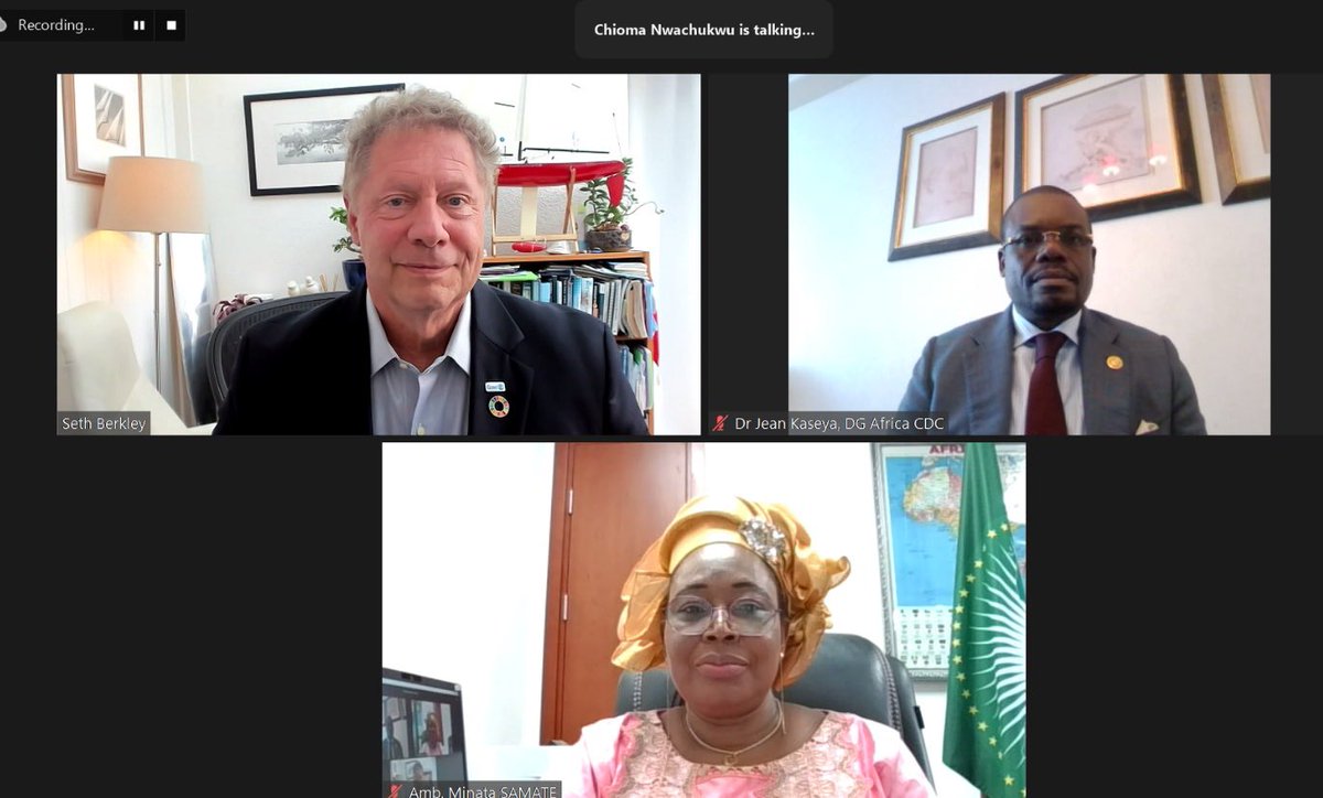 2/2. This partnership should accelerate the achievement of health security as outlined in the <a href="/AfricaCDC/">Africa CDC</a> vision’s of #NewPublicHealthOrder and the <a href="/_AfricanUnion/">African Union</a> #Agenda2063.