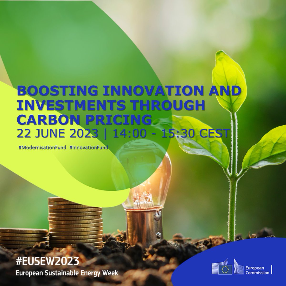 EUClimateAction's tweet image. How can updates to the #EUETS boost innovation and investment in #cleantech?

Join #EUSEW2023 to hear insights on the #InnovationFund, Modernisation Fund and much more.

📅22 June
⏰14.00-15.30 CEST
📍Brussels &amp;amp; online

More ℹ️ : europa.eu/!MtKKw3