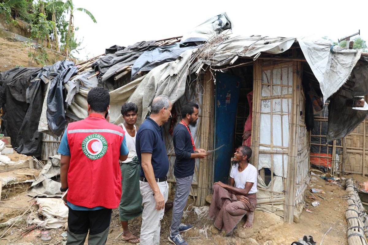 Francescorocca's tweet photo. Our @IFRC thoughts and solidarity are with the people affected by Cyclone #Mocha.

Very proud of the work done by @MyanmarRedCross and @BDRCS1 supported by IFRC.

Preparing communities and local humanitarian action save lives. https://t.co/CJAbFDvg1T