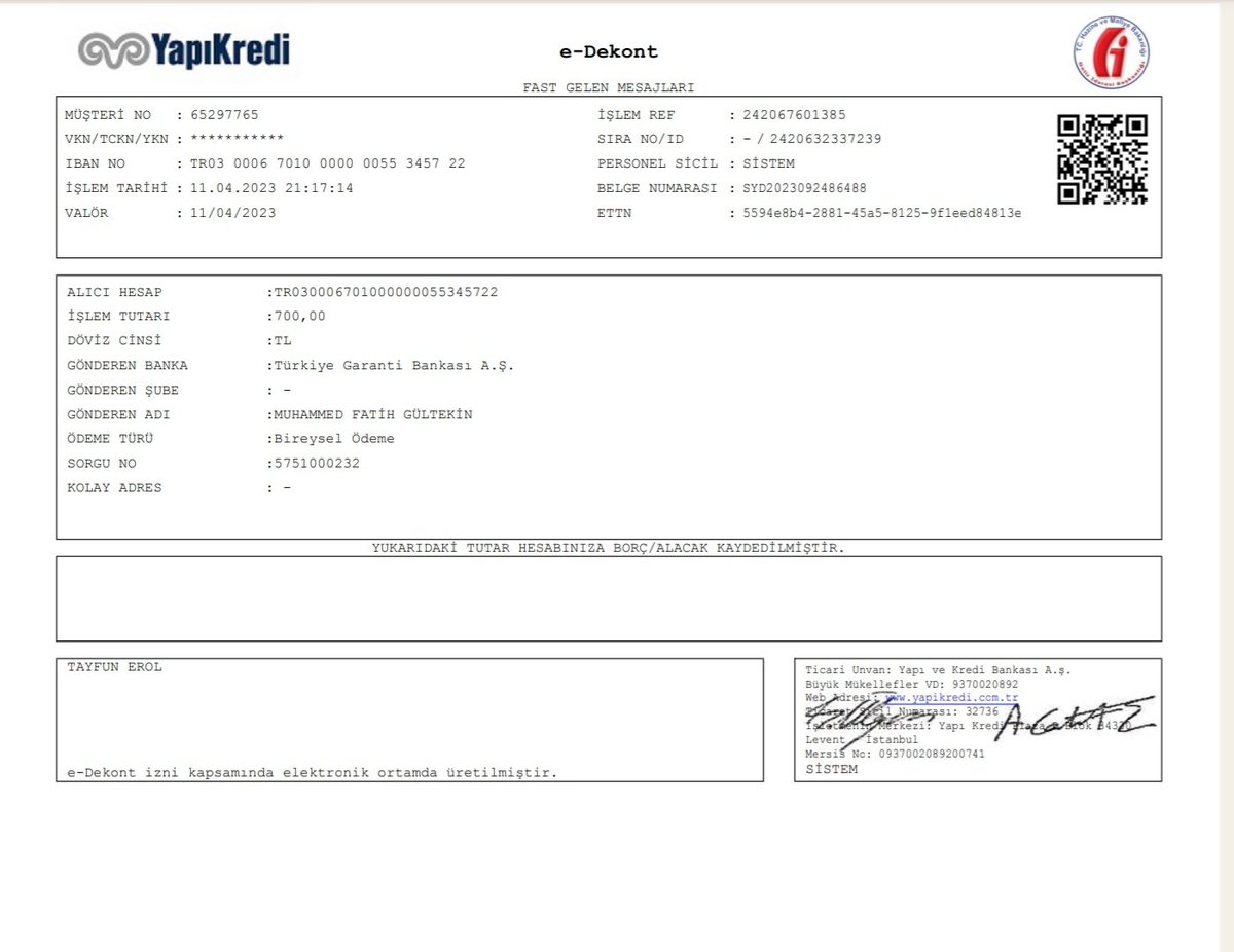 tayfunerolll's tweet photo. @Kriptoturkeyout @CryptoFatihl Adam sırf postu beğendim yorum atıp 2 kişi etiketledim diye bana 700₺ yolladı. Bilip bilmeden konuşmayın. Çamur at izi kalsın... https://t.co/TlV321aIGh