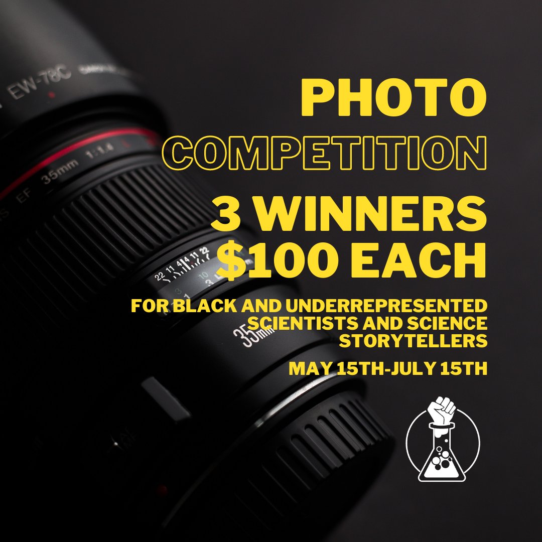TheBSCI's tweet image. We're holding a photo competition! 

Send us photos of any aspect of science!

All submissions due July 15th! See the judging criteria and submission details on b-sci.org/summer-2023-ph…!

#bsci #blackinstem #science #STEM #blackinx #photography