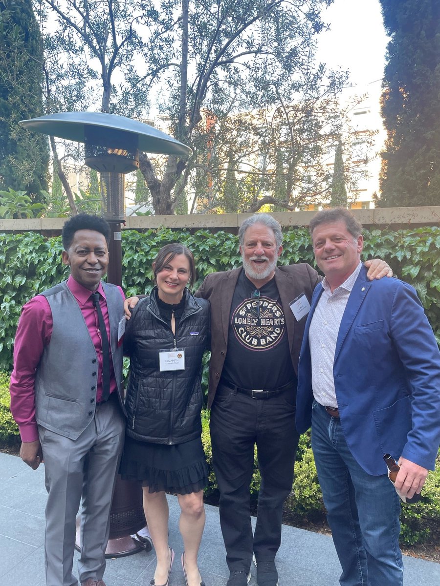 crownllp's tweet photo. @oseitel and @ejrest mingling with experts in the IP entertainment and media field! #crownllp #advisingcreativity #legalnews #lawtwitter #entertainment #media #tv #lawyers https://t.co/pxzNV75BM8