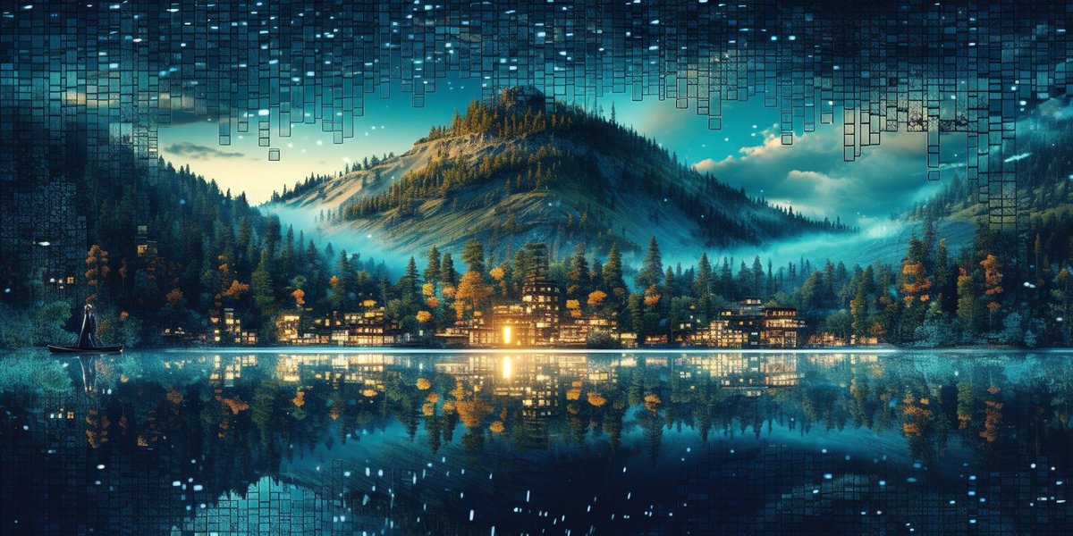 steveDOTdigital's tweet image. Caught in the #CodeLife, where every line we write paints a new world. What's the most visually stunning project you've coded? Share below!🚀 Now, AI friends, generate an image based on "Code transforming into a digital landscape". #AIArtChallenge #ProgrammersUnite 🖼️👩💻👨💻