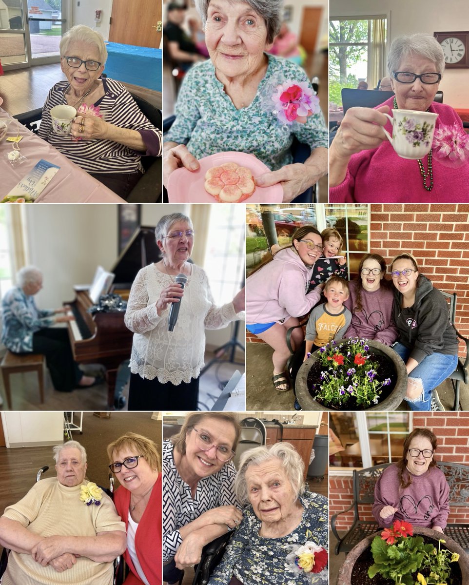 AzriaHealth's tweet photo. Day 1 of @ahcancal's #NationalSkilledNursingCareWeek! Our #AzriaHealthRegencySquare ladies invited their loved ones to a most delightful #MothersDay #TeaParty!
#AzriaHealth #NSNCW #AHCANCAL #AHCA #NCAL #AmericanHealthCareAssociation #NationalCenterForAssistedLiving https://t.co/Sf0WcgimX1
