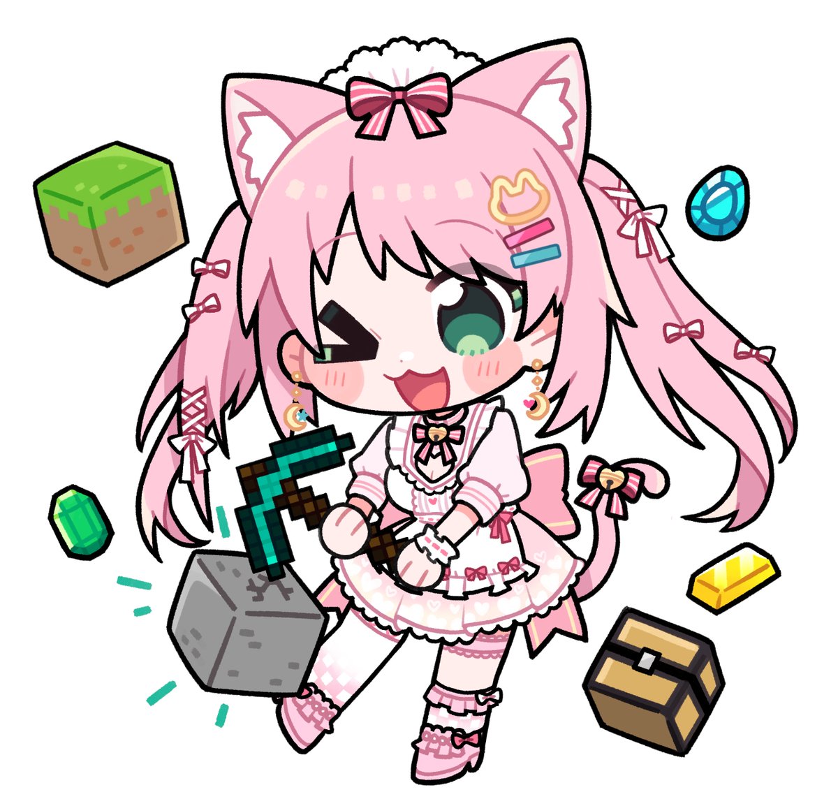 HarukaYumi_'s tweet photo. Don't mine at night~ I know you're lookin' at that cave~And you're feelin' kinda brave~Go to bed, you'll be alright~Don't mine at night β«βͺ
π¨: @Nekotaririn_EX
#Vtuber #ENVtuber #VTuberUprising #hARTuka https://t.co/gLyuK6Uxt2