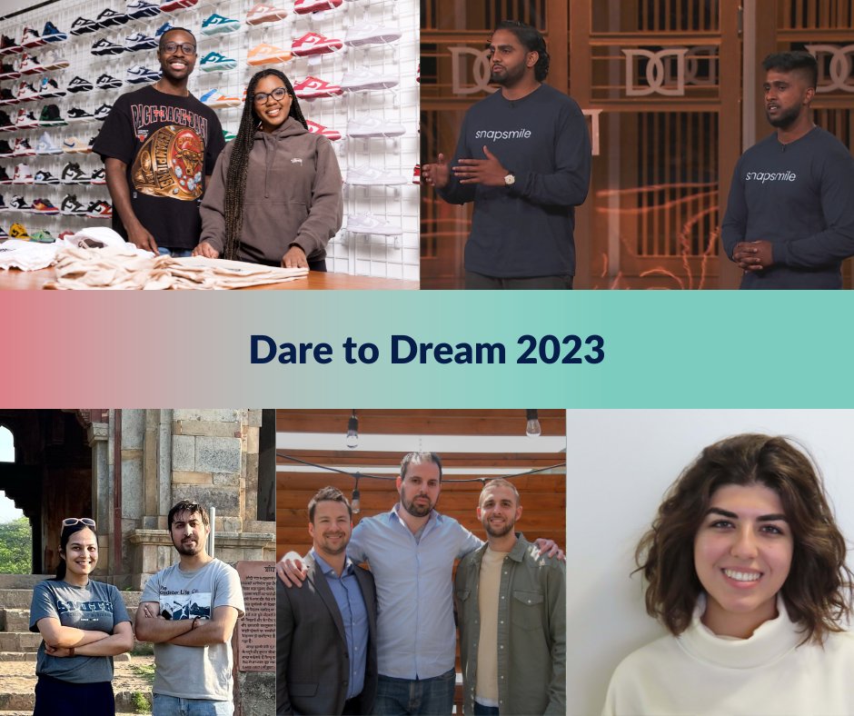 Five startups led by #SmithBusiness students recently received a title of $70K in funding from the #DareToDream program, along with resources to help them develop their businesses. 

Meet the winners and learn more: smith.queensu.ca/news_blog/2023…

#NewVenture