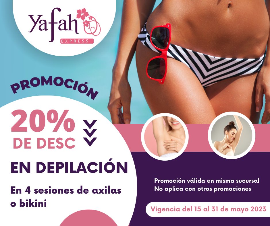 YafahNinosheroe's tweet photo. Con nuestro servicio, tendrás la garantía de que tu piel estará suave y libre de vello durante mucho más tiempo.😍 ¡No esperes más para lucir radiante!✨
Visítanos y aprovecha nuestras increíbles promociones!😘#comodidad #belleza #mujer #libertad #autoestima #cuidadopersonal https://t.co/fRpDqKmjab