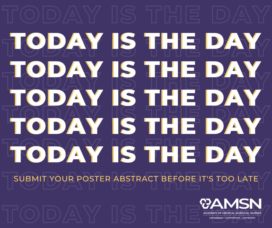 Academy of MedicalSurgical Nurses (AMSN) & MSNCB on Twitter "We're