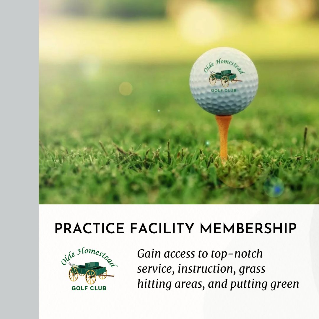 This golf season, enjoy Olde Homestead's practice facility and driving range! With a Practice Facility Membership, gain access to top-notch service, instruction, grass-hitting areas, and putting green.

Sign up here: bit.ly/4461XQz 

#oldehomestead #newtripoli #golf  ...
