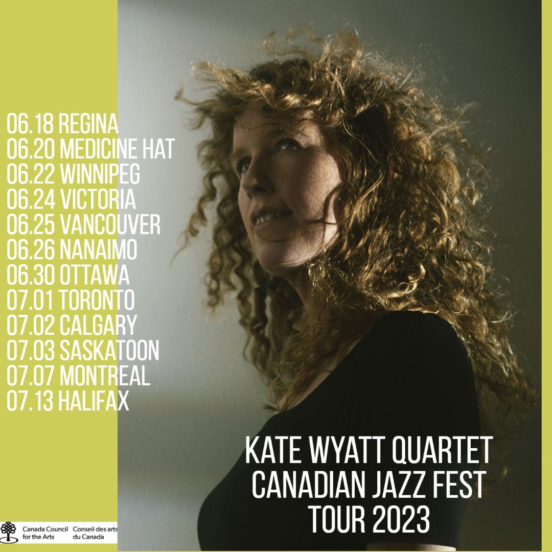 The Kate Wyatt Quartet is coming to a city near you!
#reginajazzfestival #medicinehatjazzfest #winnipegjazzfest #victoriajazzsociety #victoriajazz #nanaimojazz #ottawajazz #tojazz #torontojazzfest #jazzyyc #saskatoonjazzfest #fijm #montrealjazzfest #halifaxjazz